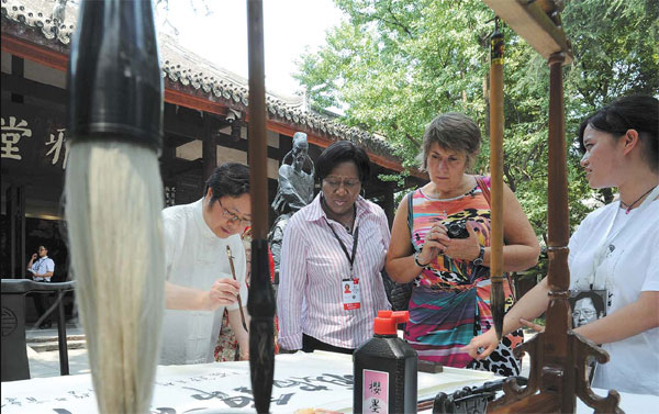 After the forum, fun