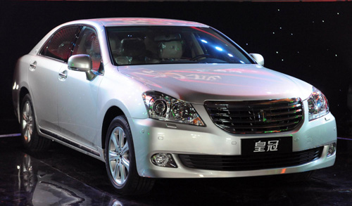 天津一汽豐田新皇冠下線[圖]