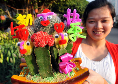 海口迎春花市節(jié)前俏