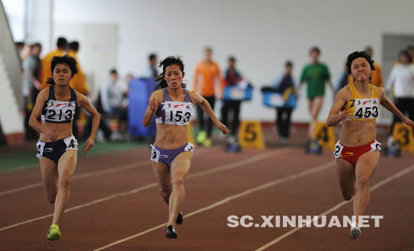 全國室內田徑錦標賽成都站開賽