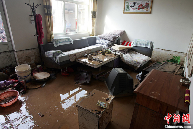 直擊山西洪洞受災現場 部分鐵路恢復通車