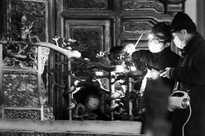 故宮“金鑾殿”龍椅迎來10年內(nèi)首次保養(yǎng)