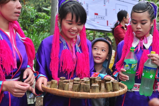 “打起陀螺唱起歌”2014年防城港市邊境民間文化旅游節(jié)在防城港舉行