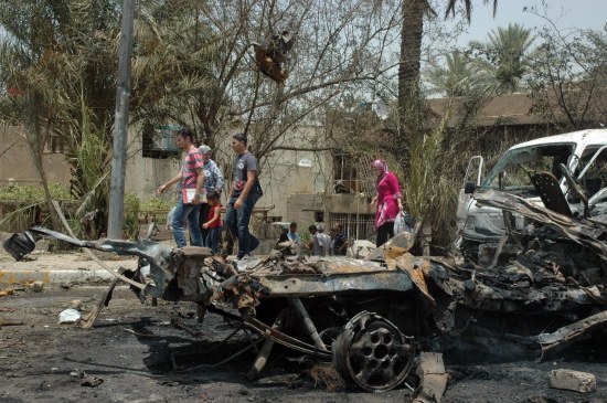 巴格達(dá)連環(huán)汽車(chē)炸彈襲擊致26死53傷