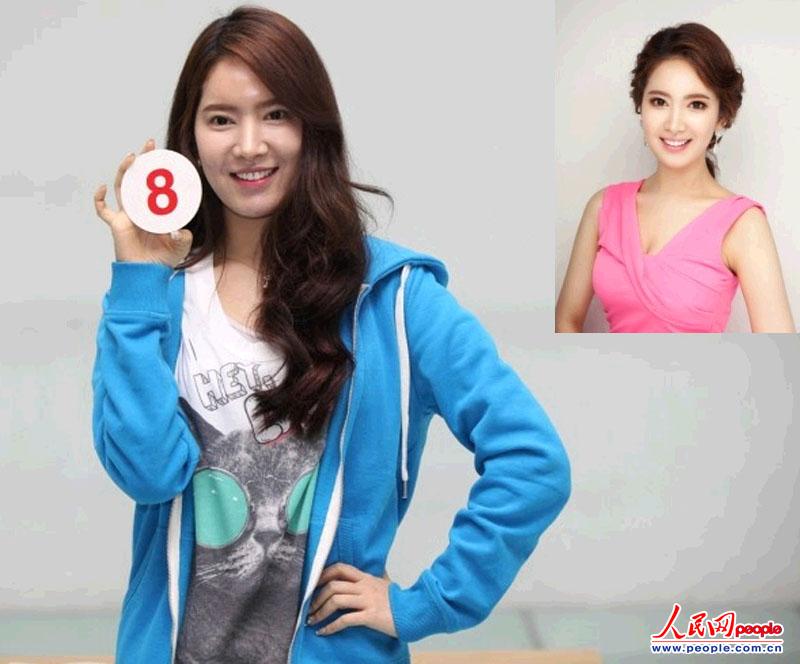 2013韓國小姐素顏照大集合 “撞臉”非也實為高超化妝術顯神通