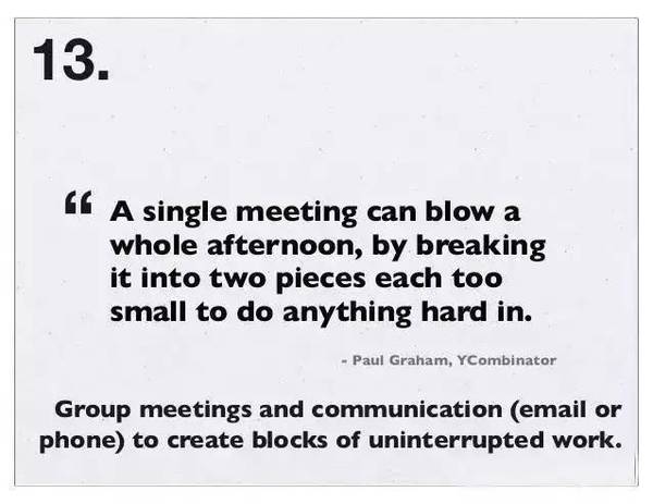 關于時間管理，扎克伯格用26張圖說清楚！