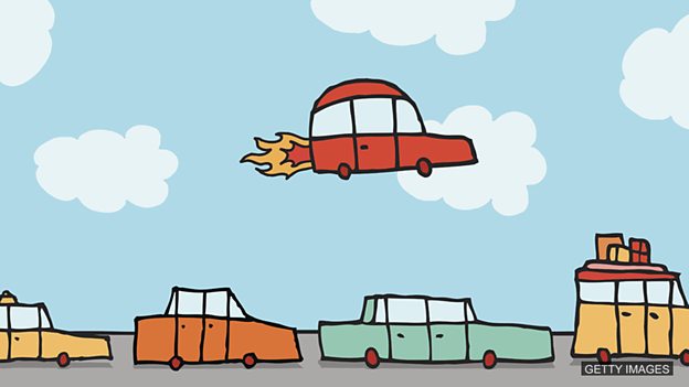 The sky taxis with no pilots 無人駕駛的空中出租車