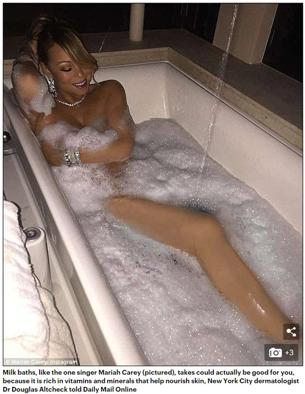 傳說是真的！洗牛奶浴真的能讓皮膚變好