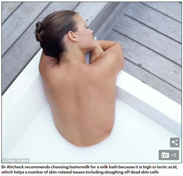 傳說是真的！洗牛奶浴真的能讓皮膚變好