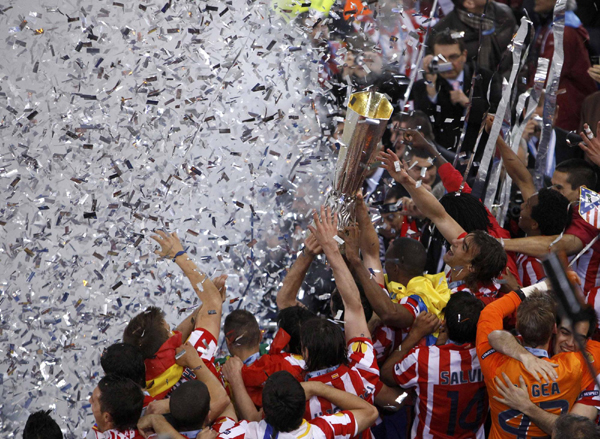 歐聯杯：弗蘭加時絕殺富勒姆 馬競2:1奪冠