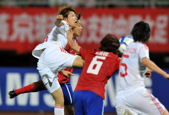 女足亞洲杯：中國隊0:0險平韓國隊