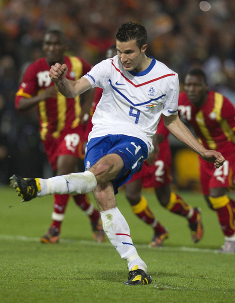 熱身賽：范德法特傳射造點(diǎn)球 荷蘭4:1大勝加納