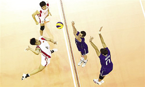 世界男排聯(lián)賽連輸五場 中國男排終于贏球