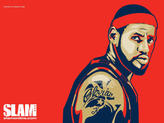 《SLAM》球星剪影畫