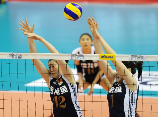 女排亞洲杯：中國隊3:0輕取日本進決賽