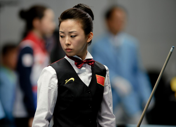 美麗臺球：潘曉婷vs車俞嵐